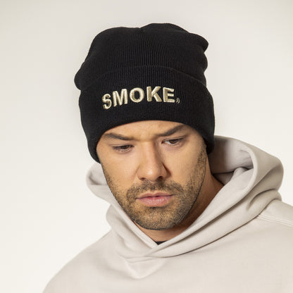 SMOKE® CORE Cuff Beanie - Black