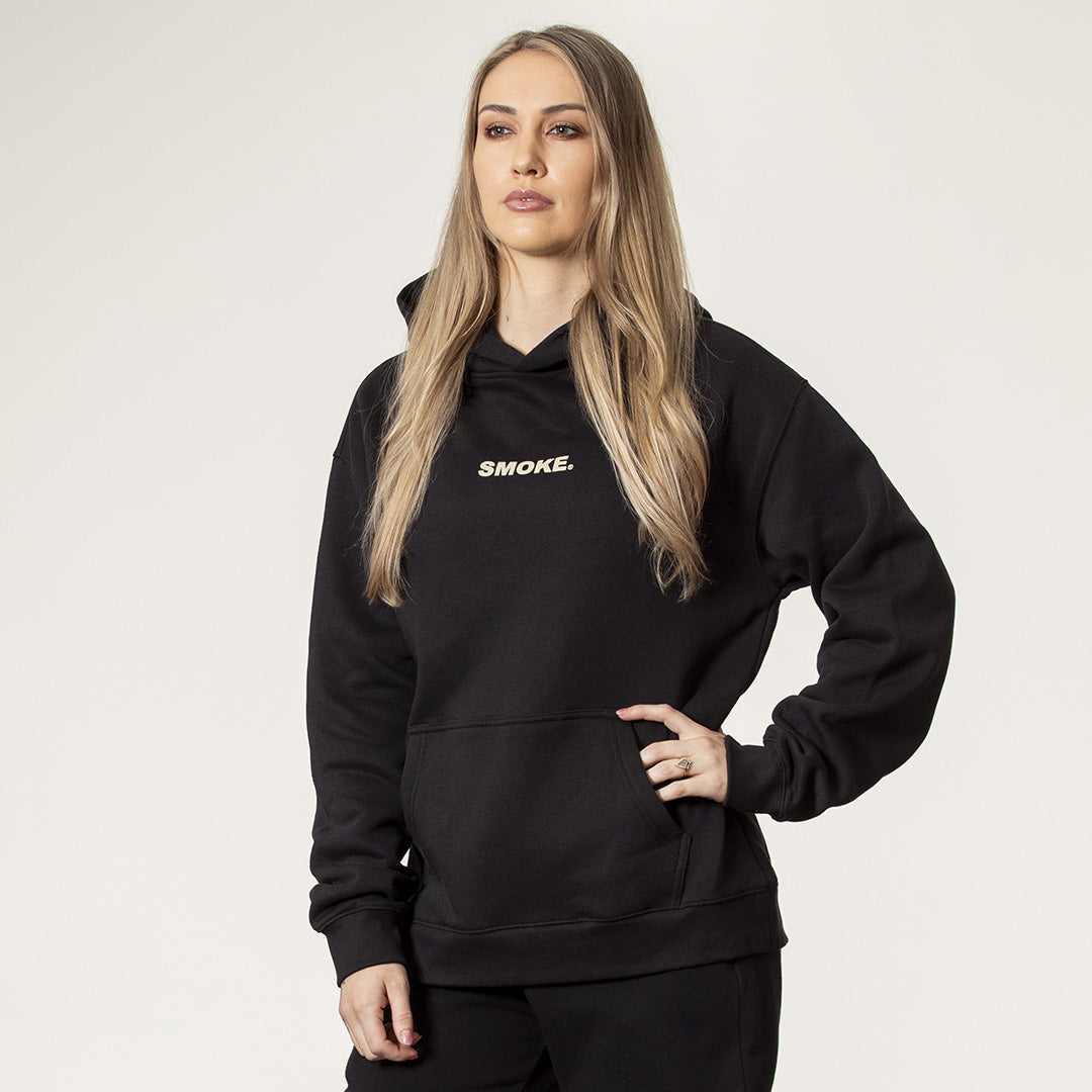 SMOKE® CORE Women's Relax Hoodie - Black