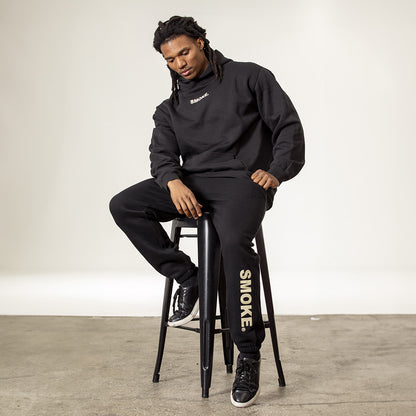 SMOKE® CORE Men's Hoodie + Jogger Set - Black