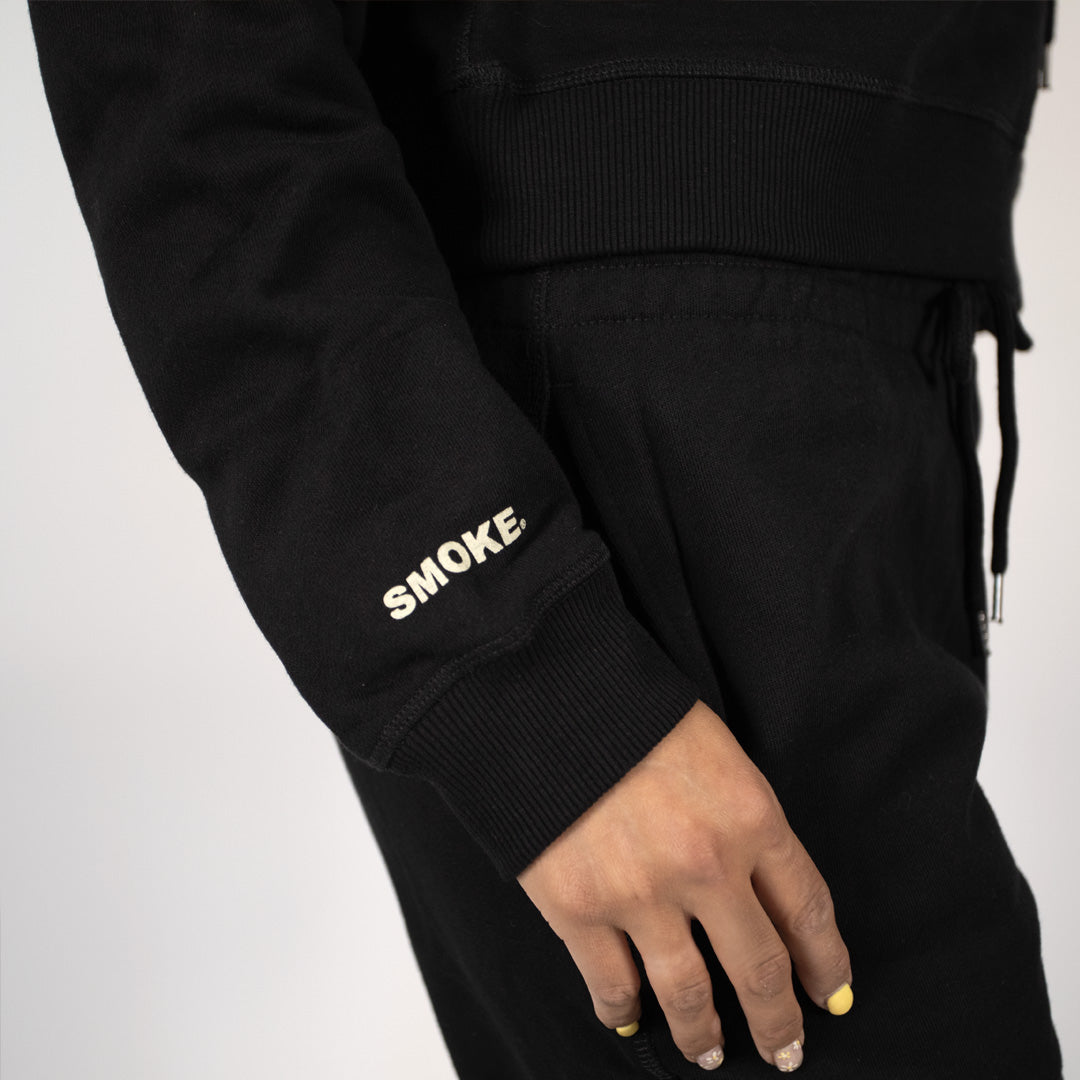 SMOKE® CORE Women's Cropped Hoodie + Jogger Set